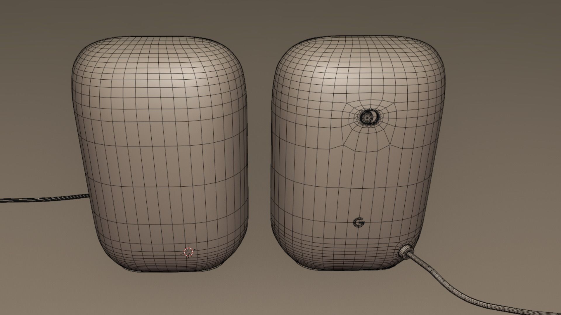 Google Full Smart Home collection All products and colors 3D model_34