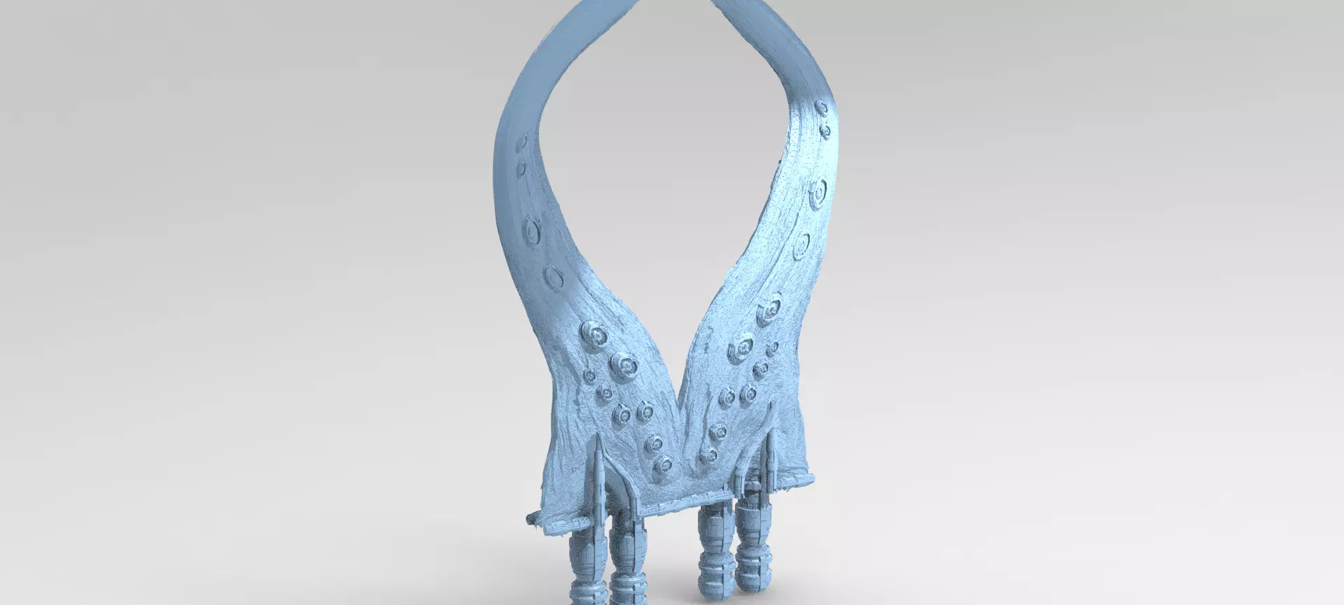 asteroid moon sword pillar portal 3D model_0