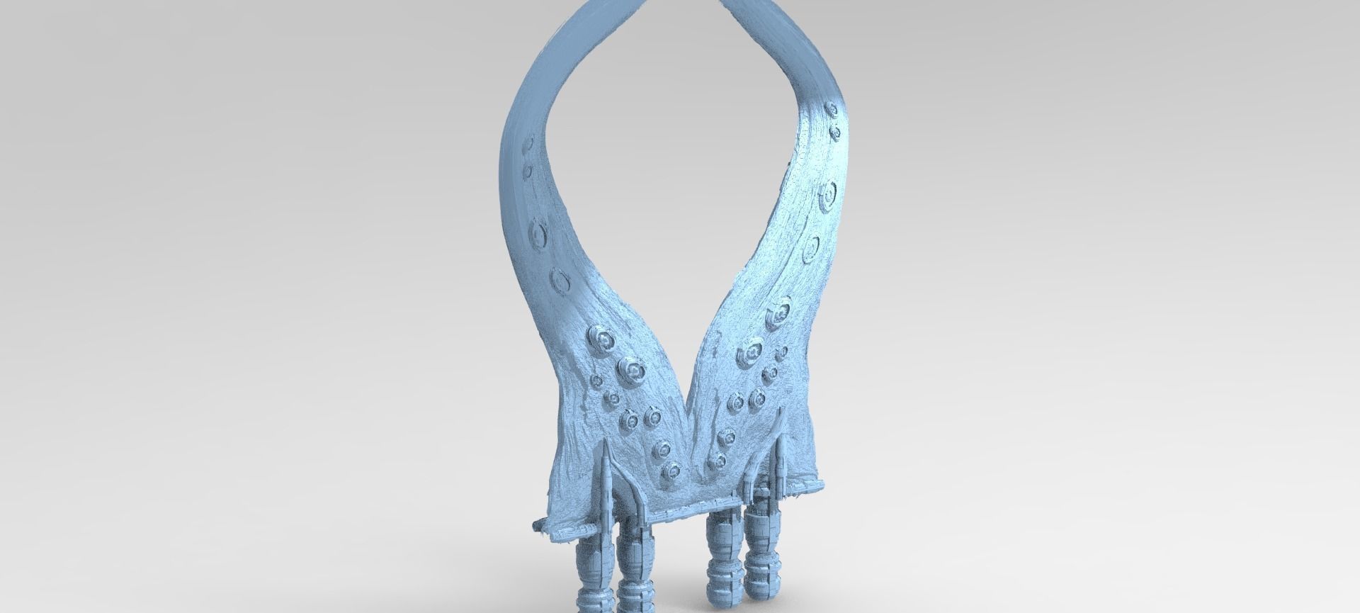 asteroid moon sword pillar portal 3D model_1