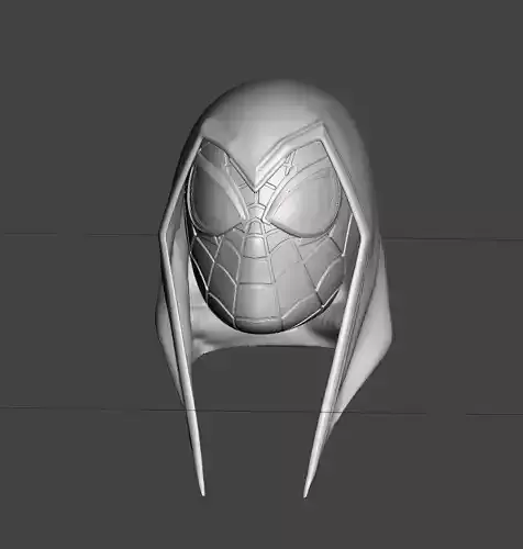 spider-man miles morales crimson cowl headsculpt