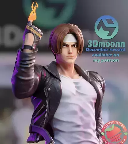Kyo Kusanagi - the king of fighters - stl
