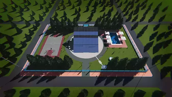 Tesla solar roof rotating glass villa