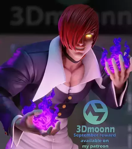 iori yagami - the king of fighters - stl