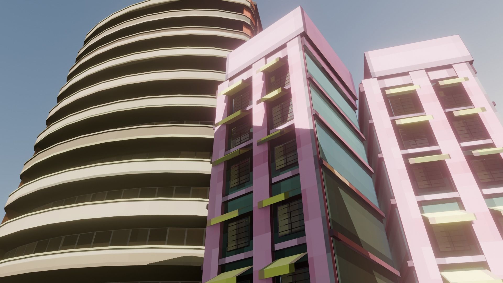 Low Poly Racing Track Low-poly 3D model_9