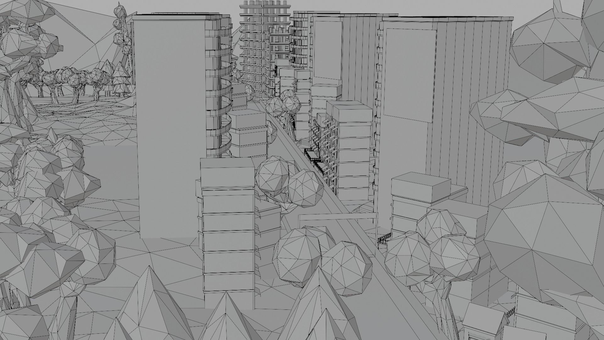 Low Poly Racing Track Low-poly 3D model_32