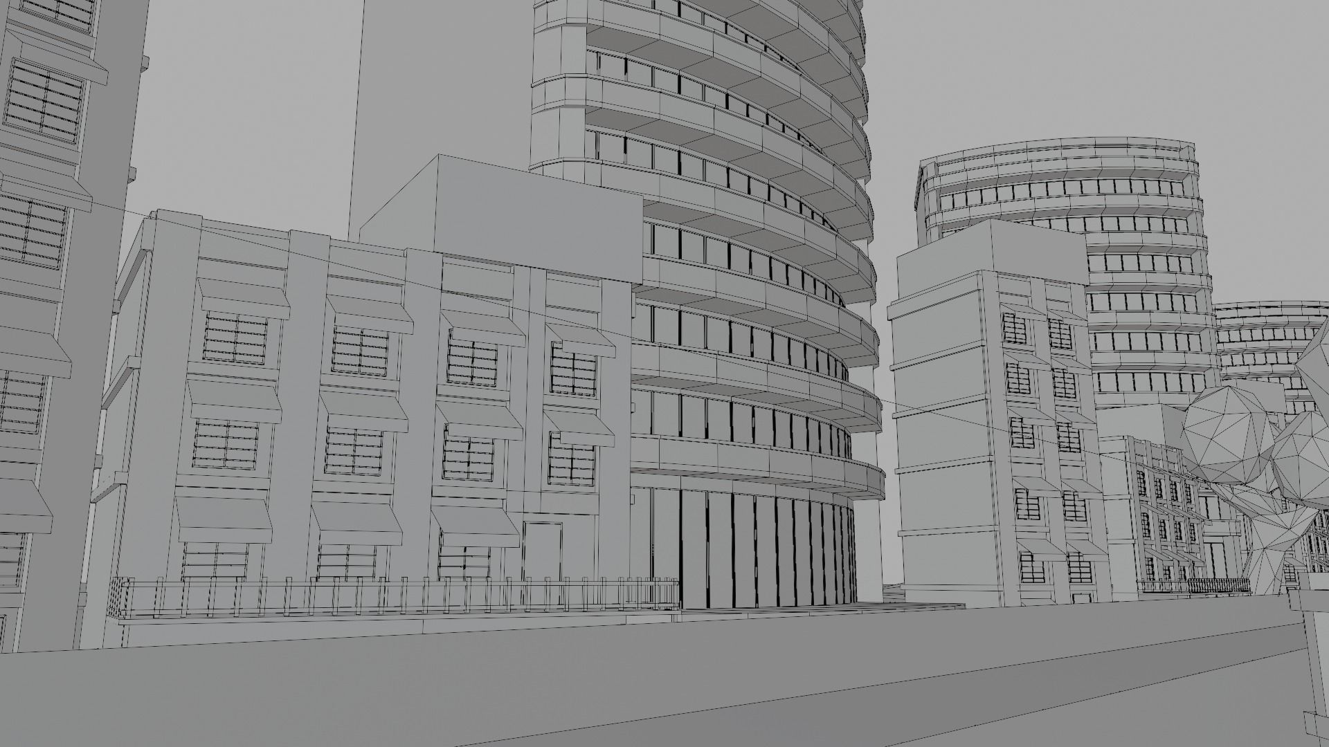 Low Poly Racing Track Low-poly 3D model_31