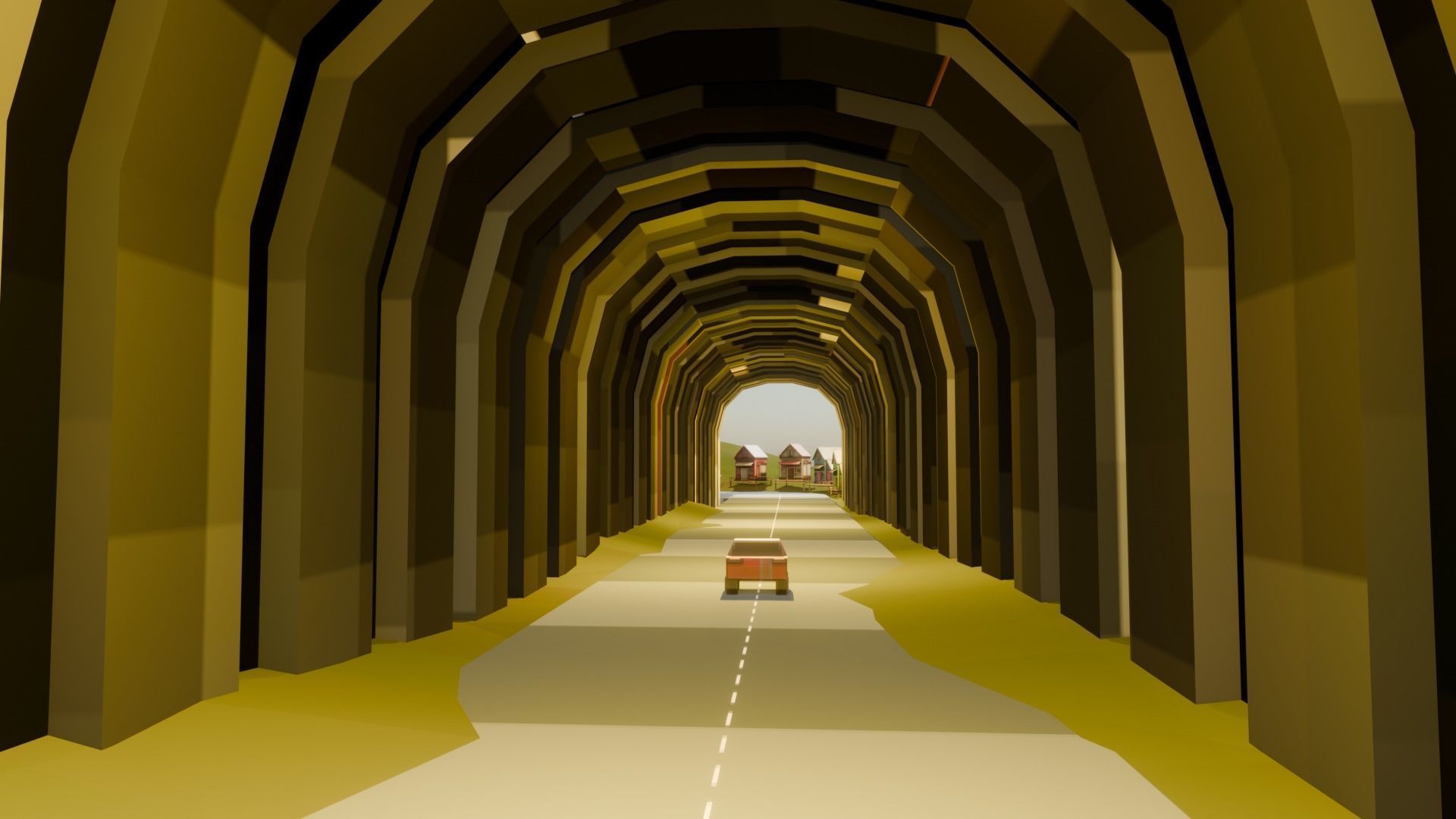 Low Poly Racing Track Low-poly 3D model_16