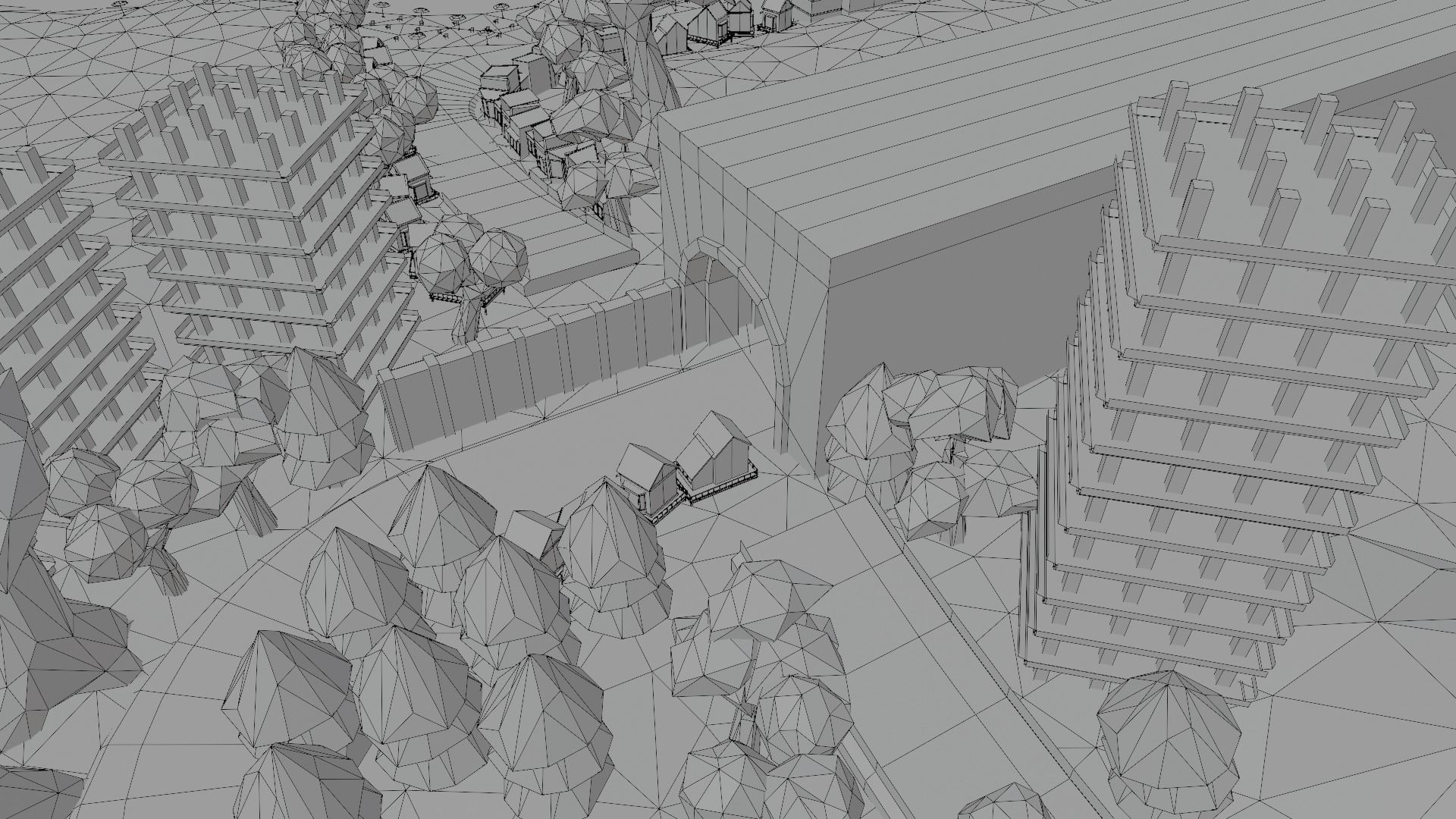 Low Poly Racing Track Low-poly 3D model_29