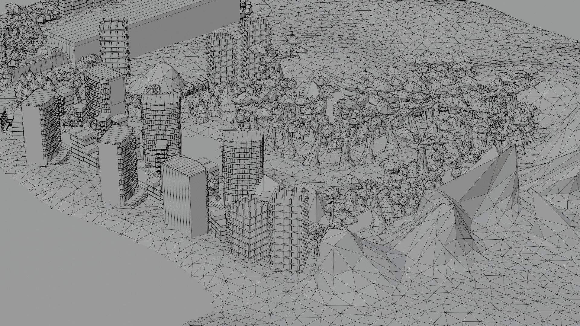 Low Poly Racing Track Low-poly 3D model_33