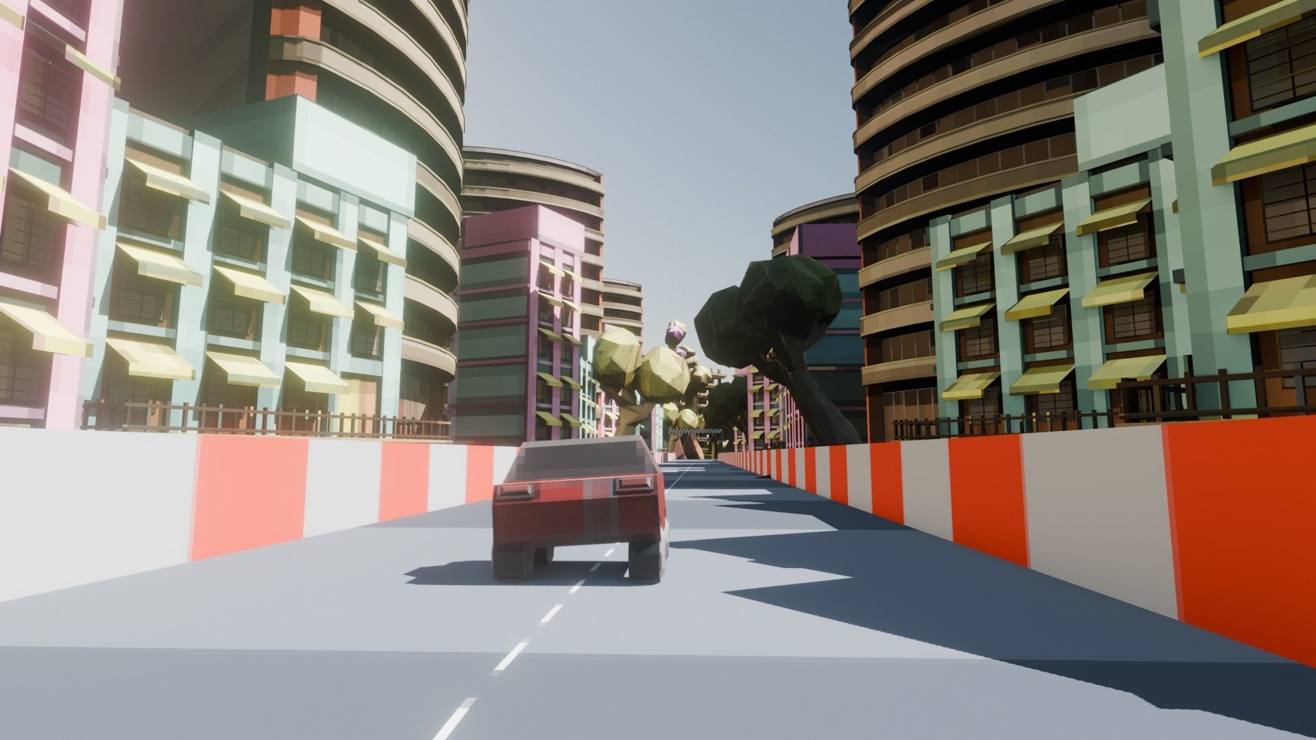 Low Poly Racing Track Low-poly 3D model_19