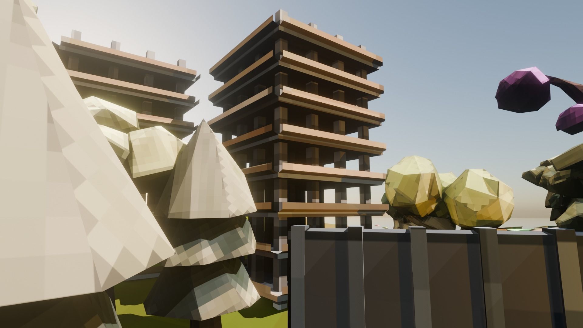 Low Poly Racing Track Low-poly 3D model_17