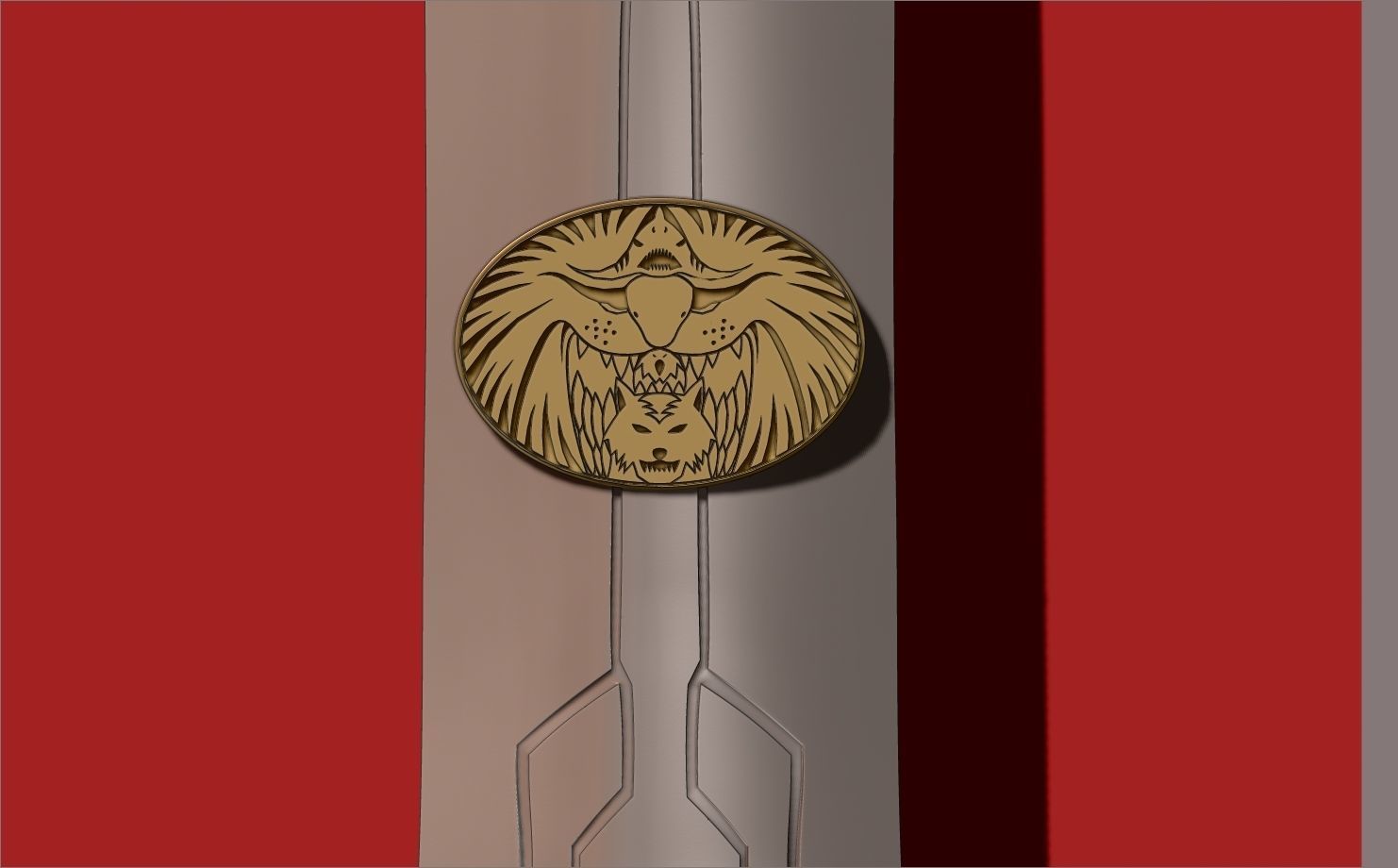 gaoranger sword ver 2 3D print model_4