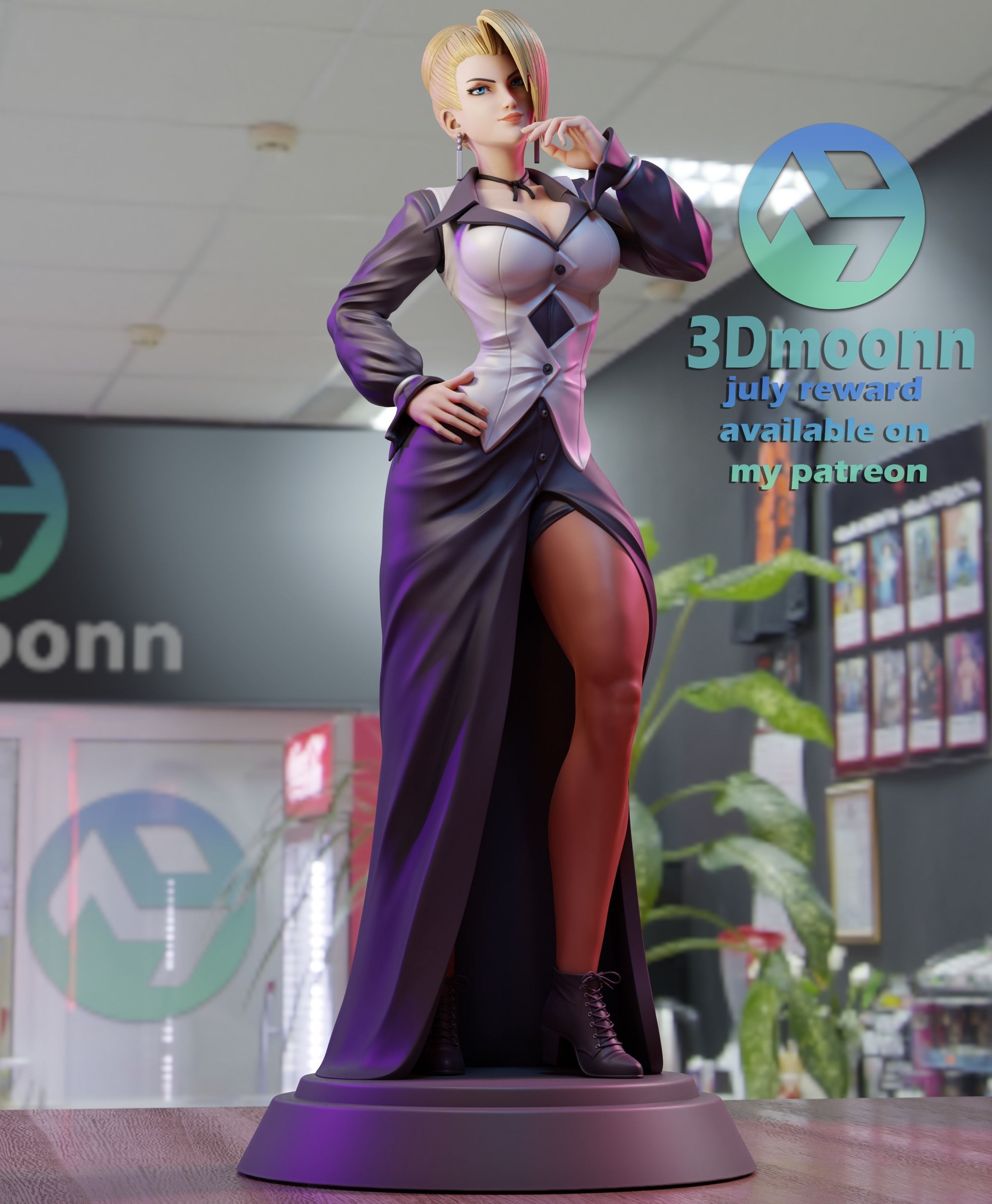 Mature - the king of fighters - stl 3D print model_2