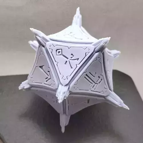 Baldurs Gate 3 Artifact-Large Scale-Deep Cut Runes 3D print model