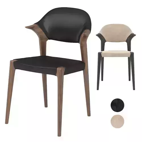 KARIMOKU KUNST short arm sining chair
