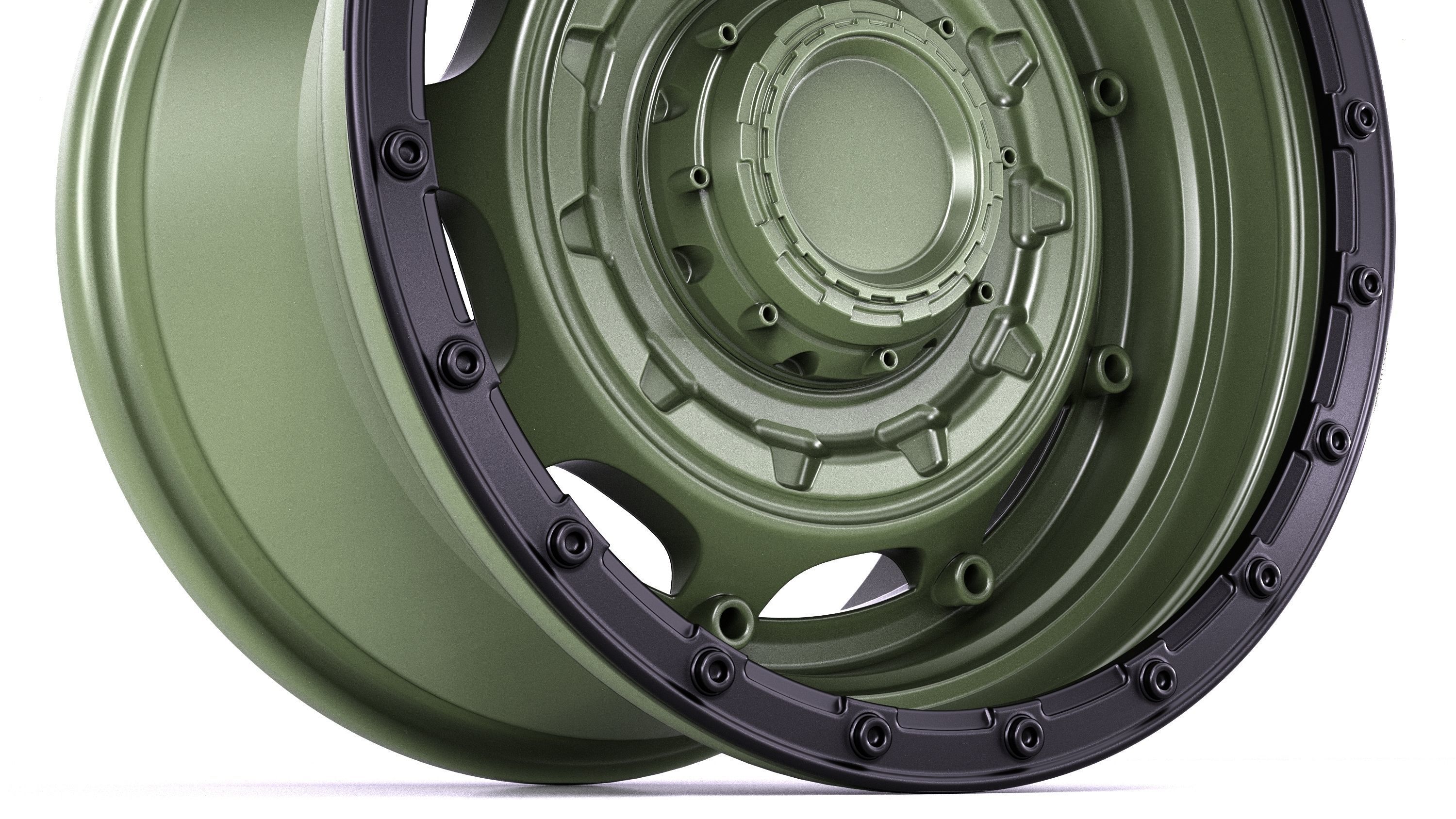 Tank Wheels M2 3D model_6