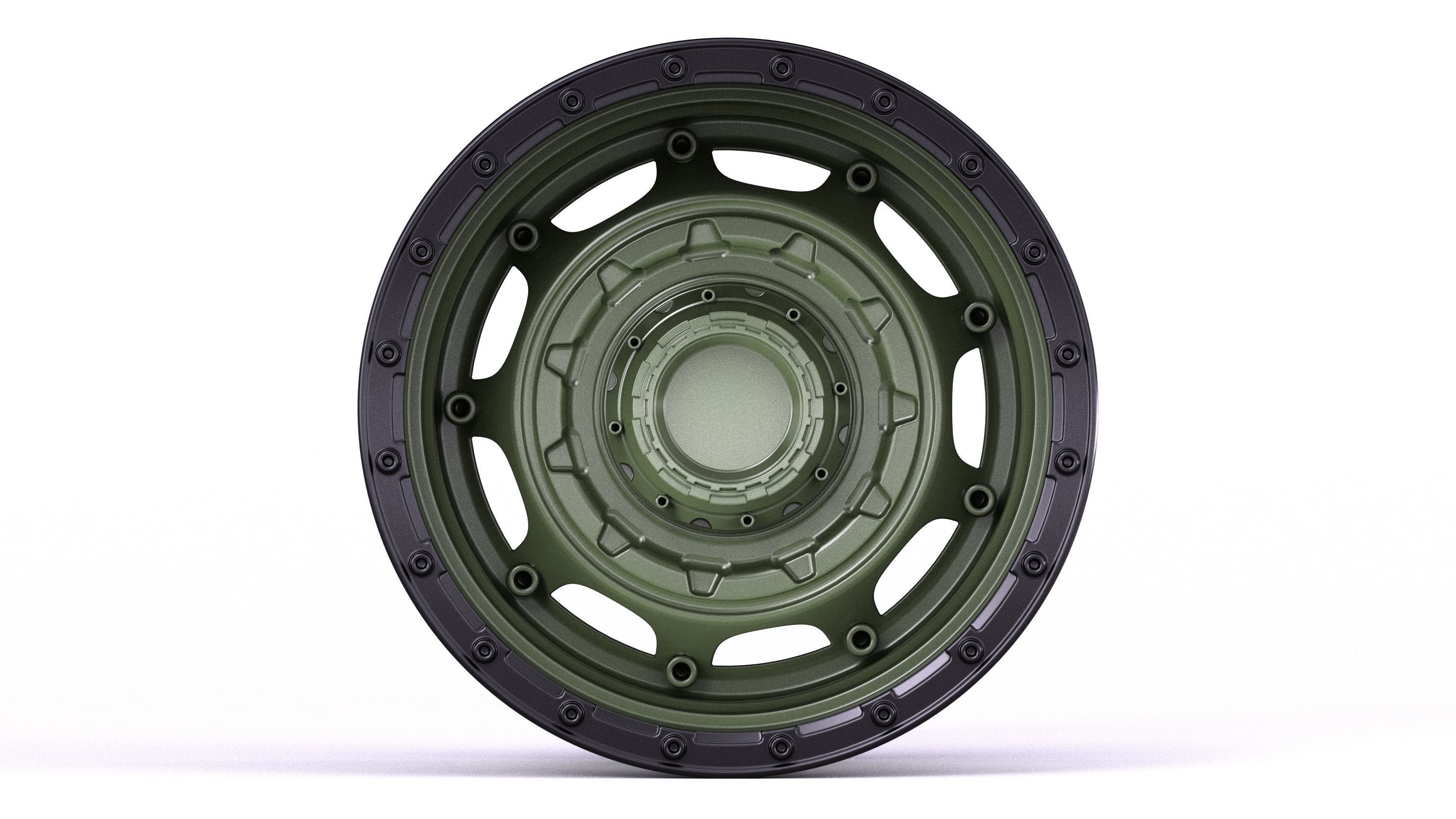 Tank Wheels M2 3D model_4