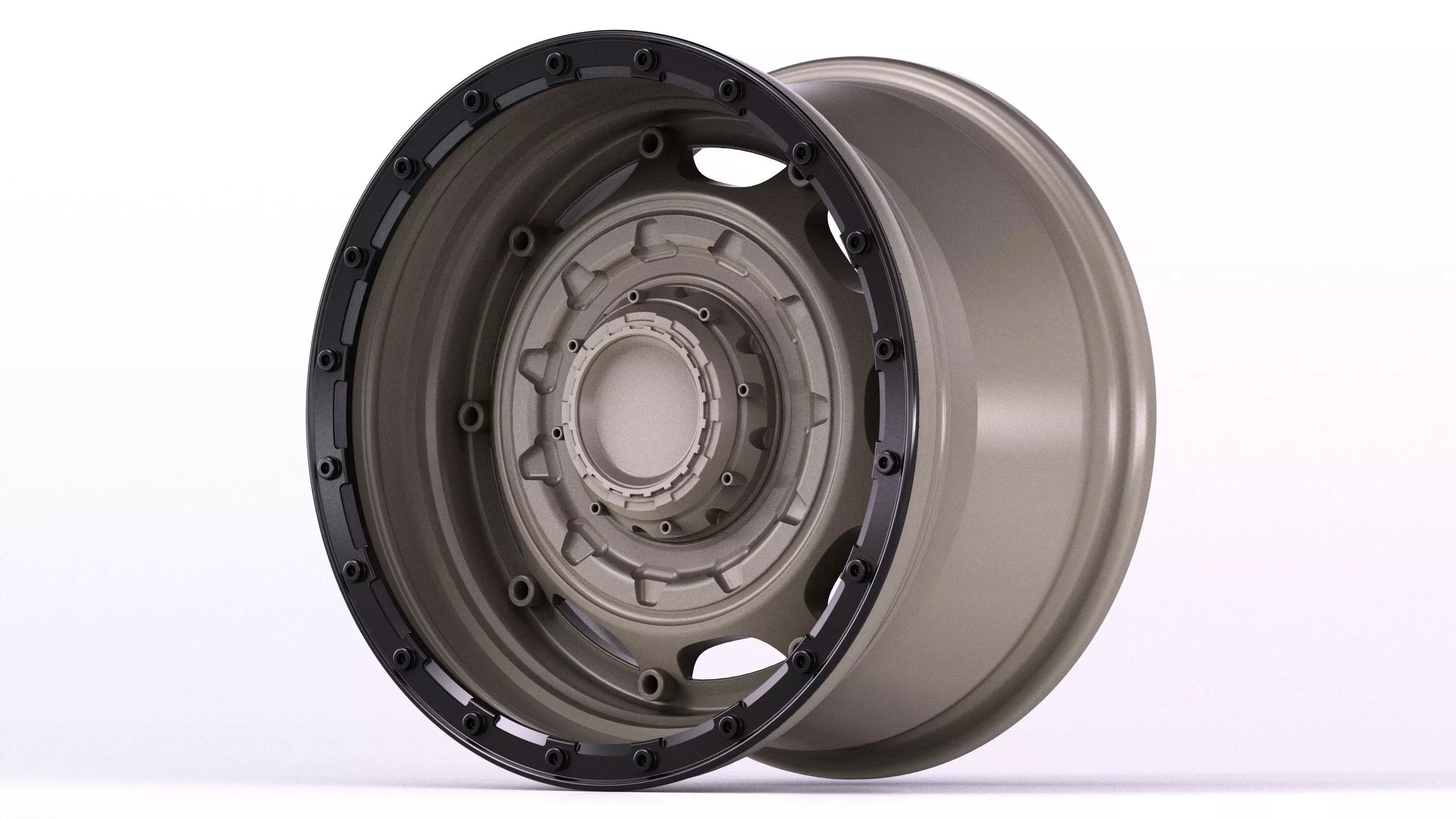 Tank Wheels M2 3D model_0