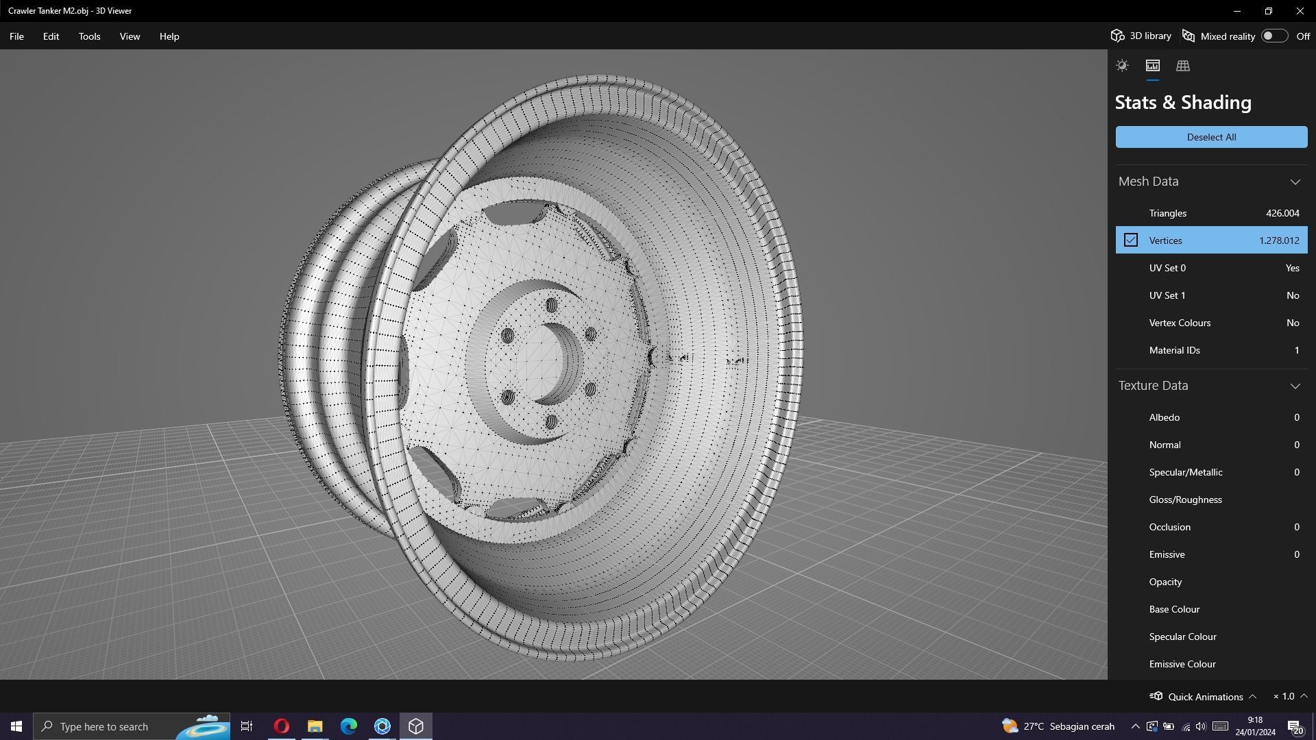 Tank Wheels M2 3D model_9