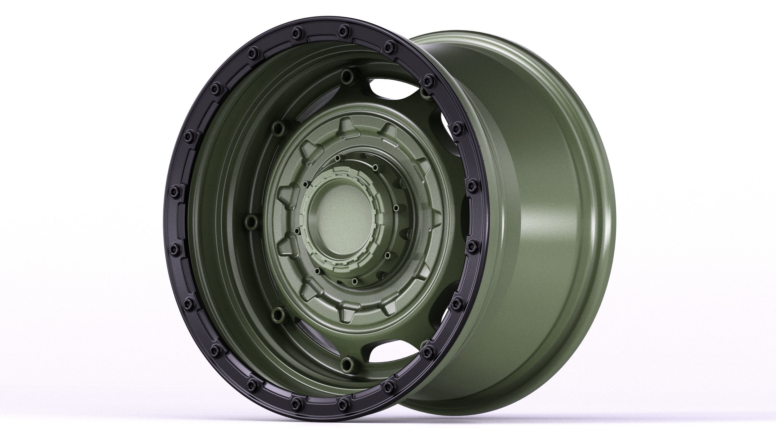 Tank Wheels M2 3D model_2
