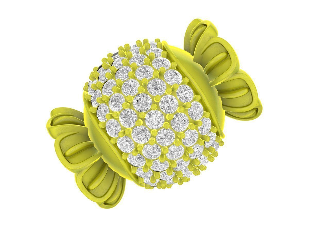 A7460 Diamond Charm Women Bracelets 3D Model 3D print model_4