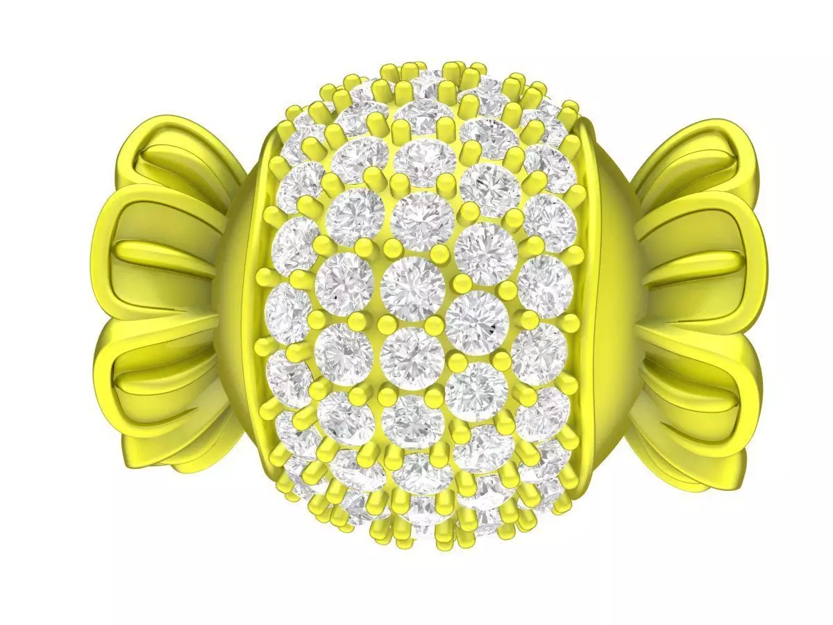 A7460 Diamond Charm Women Bracelets 3D Model 3D print model_0