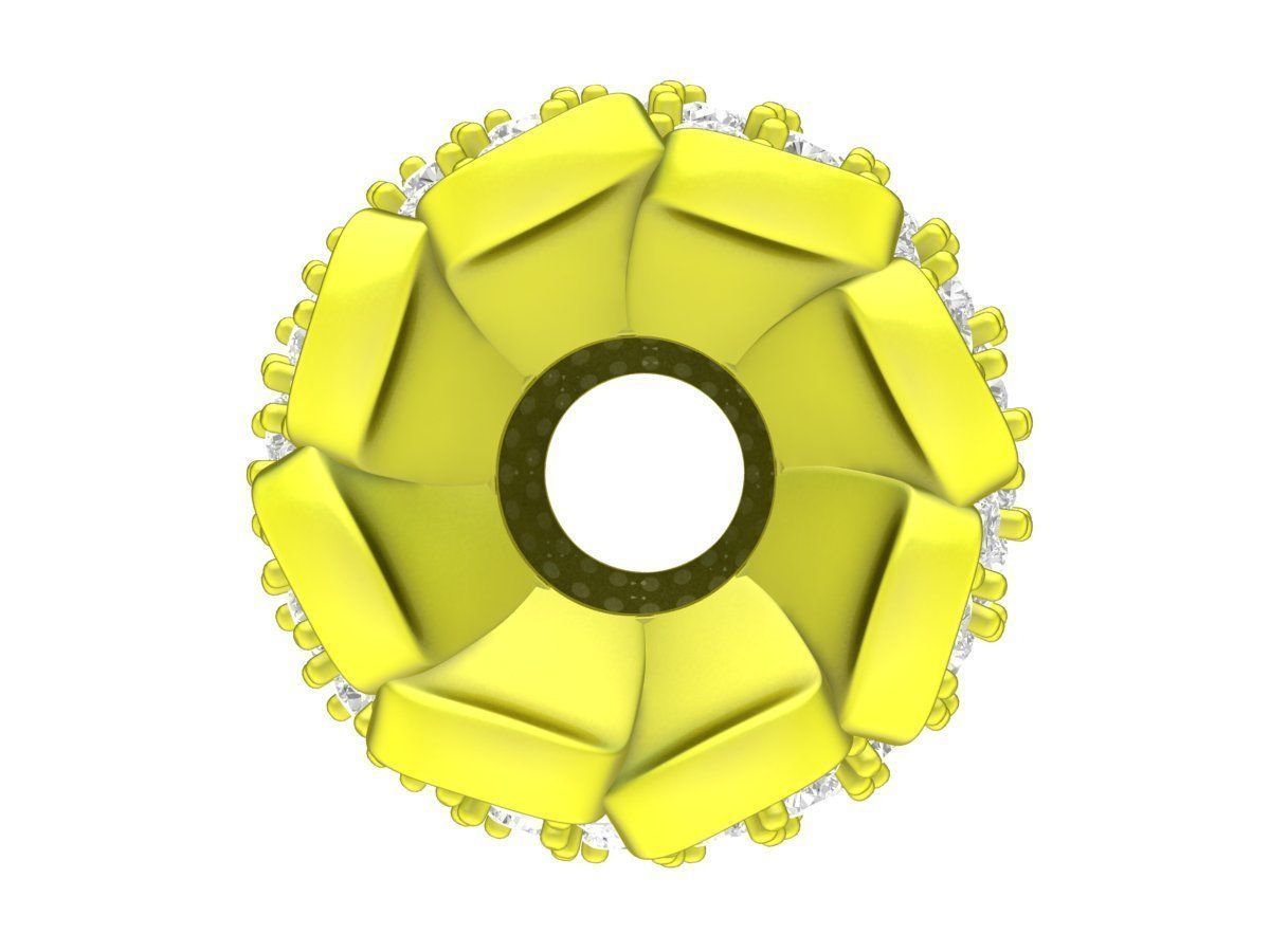 A7460 Diamond Charm Women Bracelets 3D Model 3D print model_1