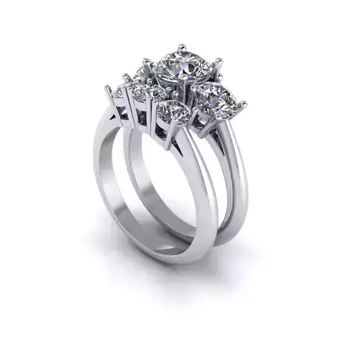 Matching Diamond Fashion Rings R79