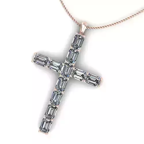 Diamond Cross Necklace