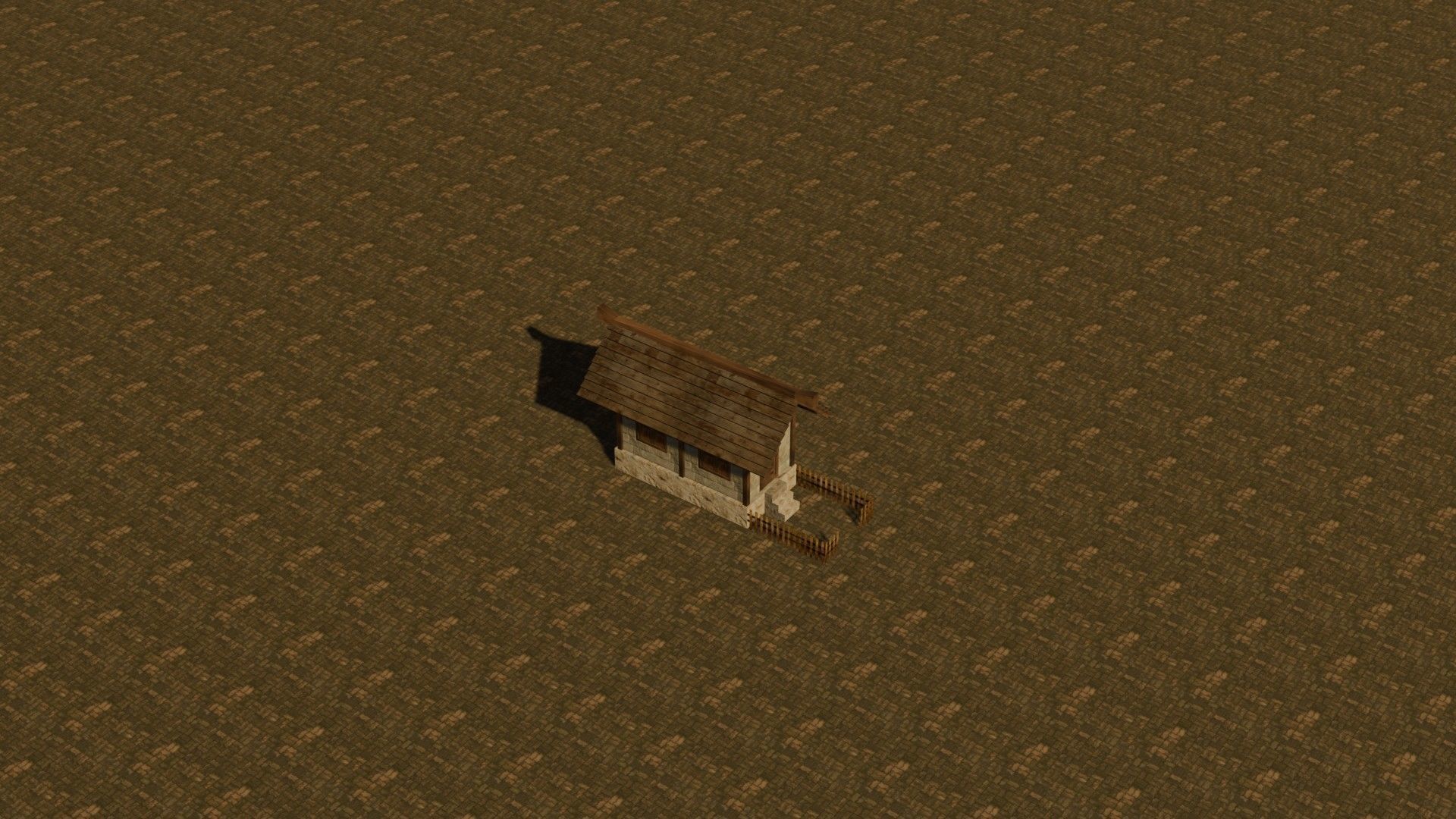 Medieval House 23 Free low-poly 3D model_18