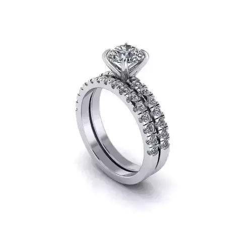 Matching Diamond Wedding Ring R70