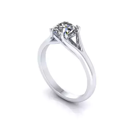 Solitaire Women Diamond Wedding Ring R71