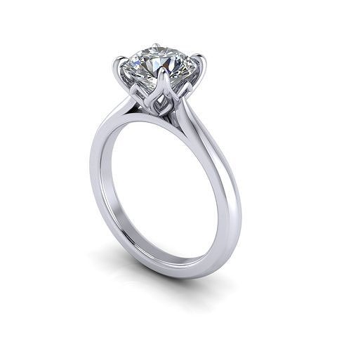 Women Diamond Wedding Ring R38 3D print model