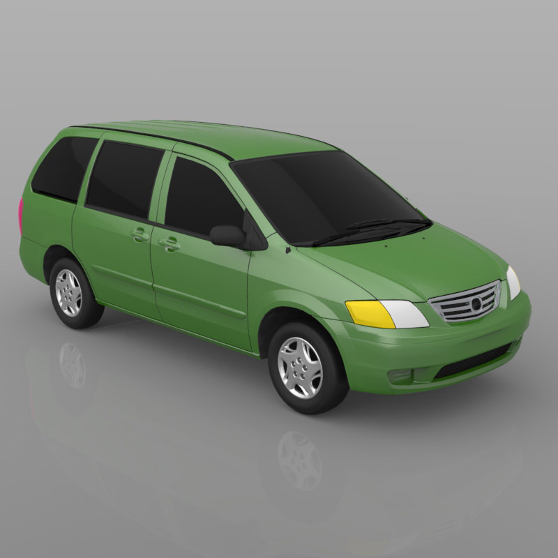 Mazda MPV 2000 3D model_4