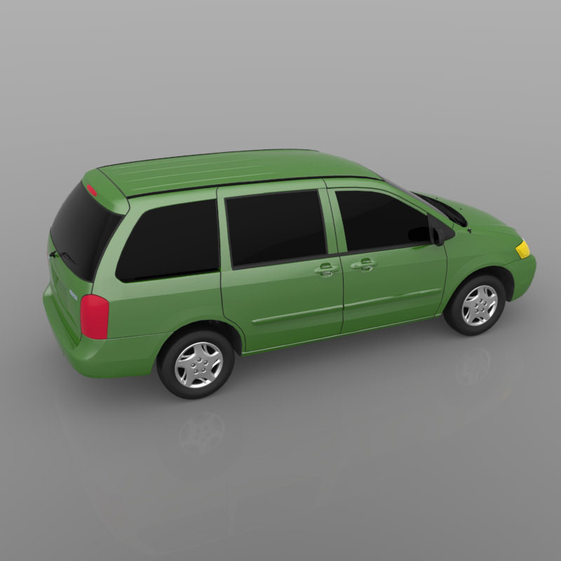 Mazda MPV 2000 3D model_9