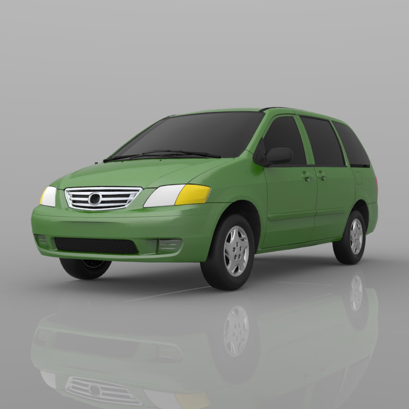 Mazda MPV 2000 3D model_5