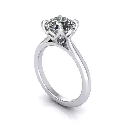Solitaire Women Diamond Engagement Ring R27