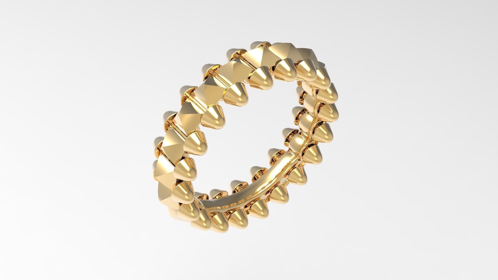 Clash Ring   19 5 mm 3D print model_14