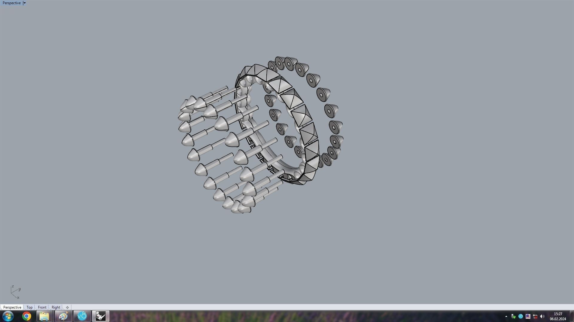 Clash Ring   19 5 mm 3D print model_18