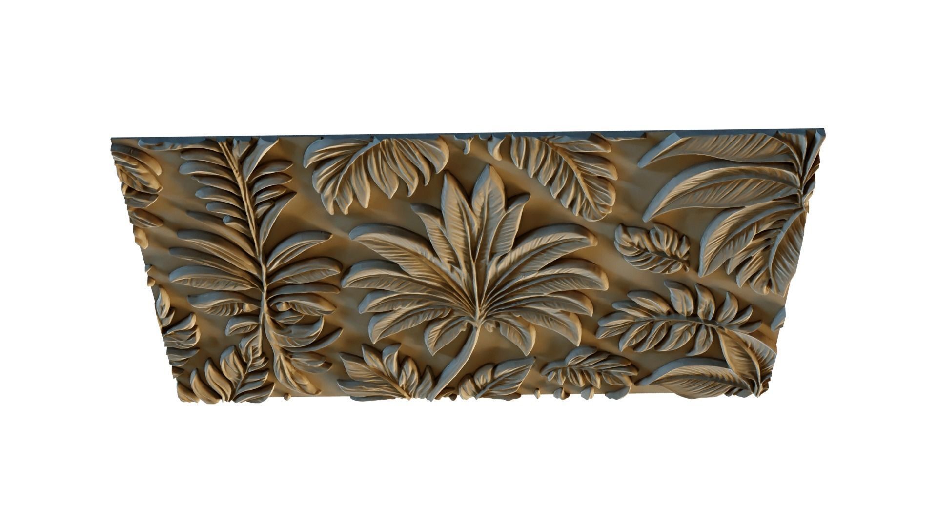 mural decor set wall panel 08 3D model_2