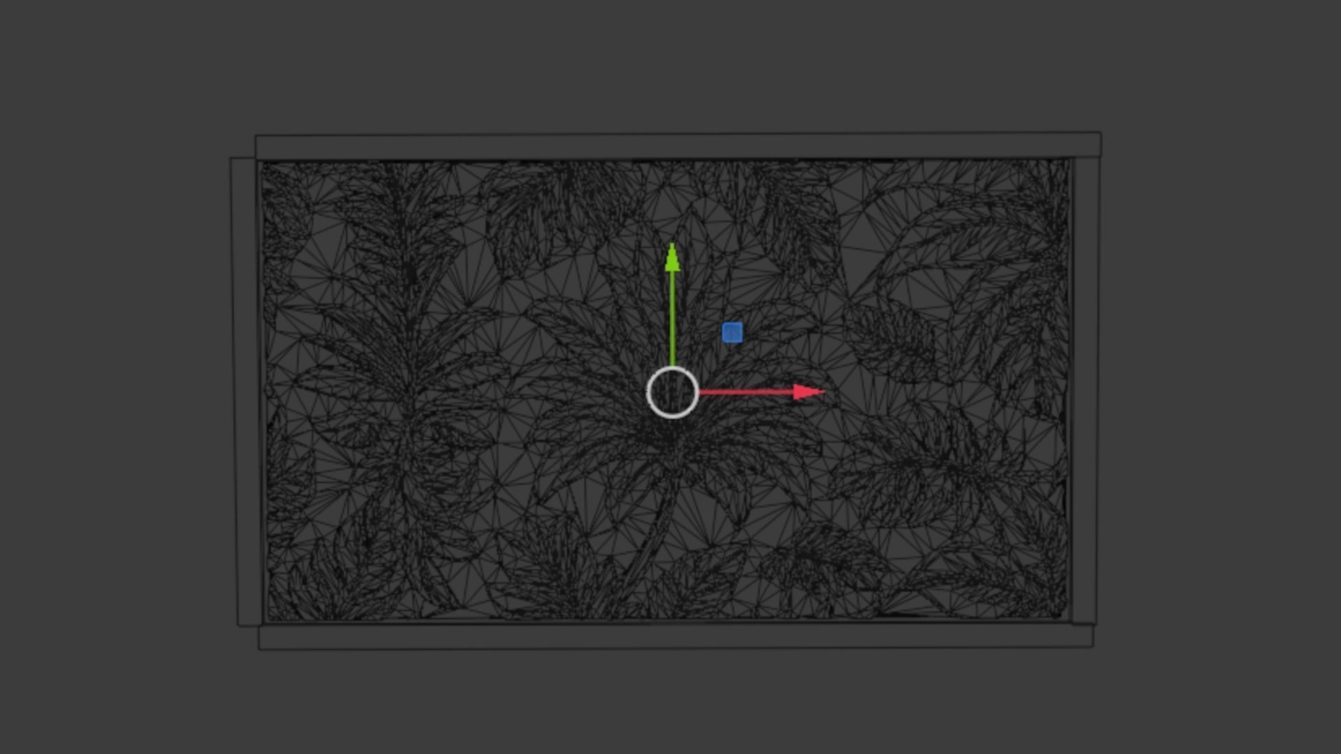 mural decor set wall panel 08 3D model_5