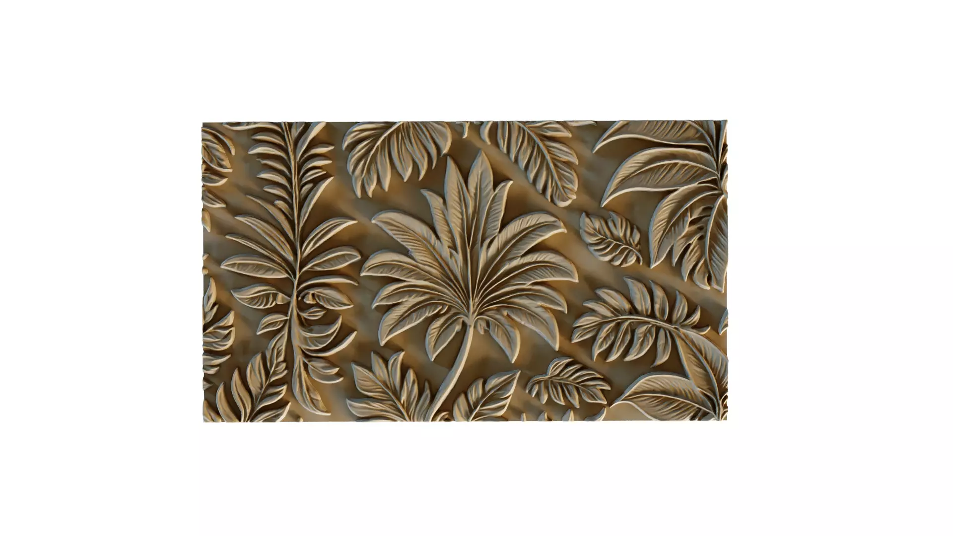mural decor set wall panel 08 3D model_0