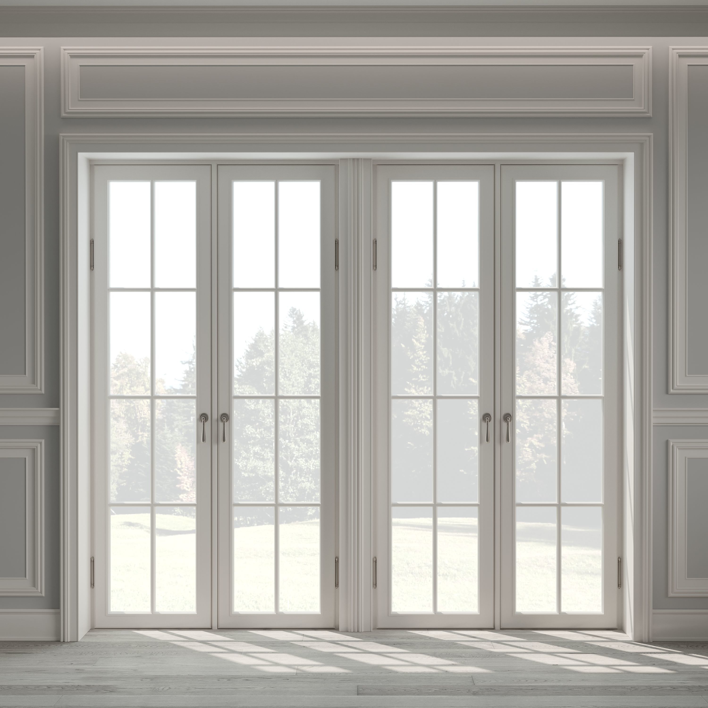 Classic door 5 3D model_1