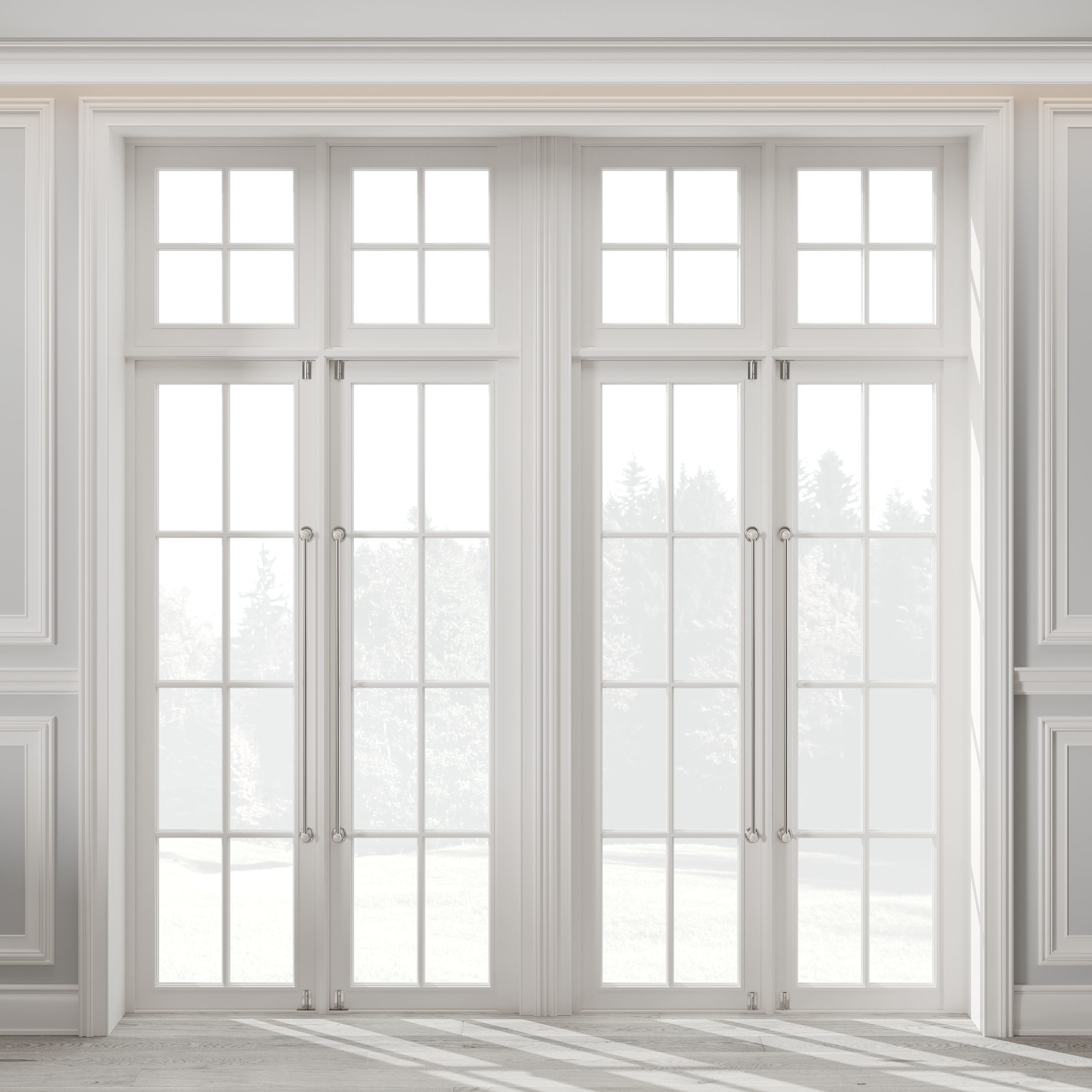 Classic door 6 3D model_1