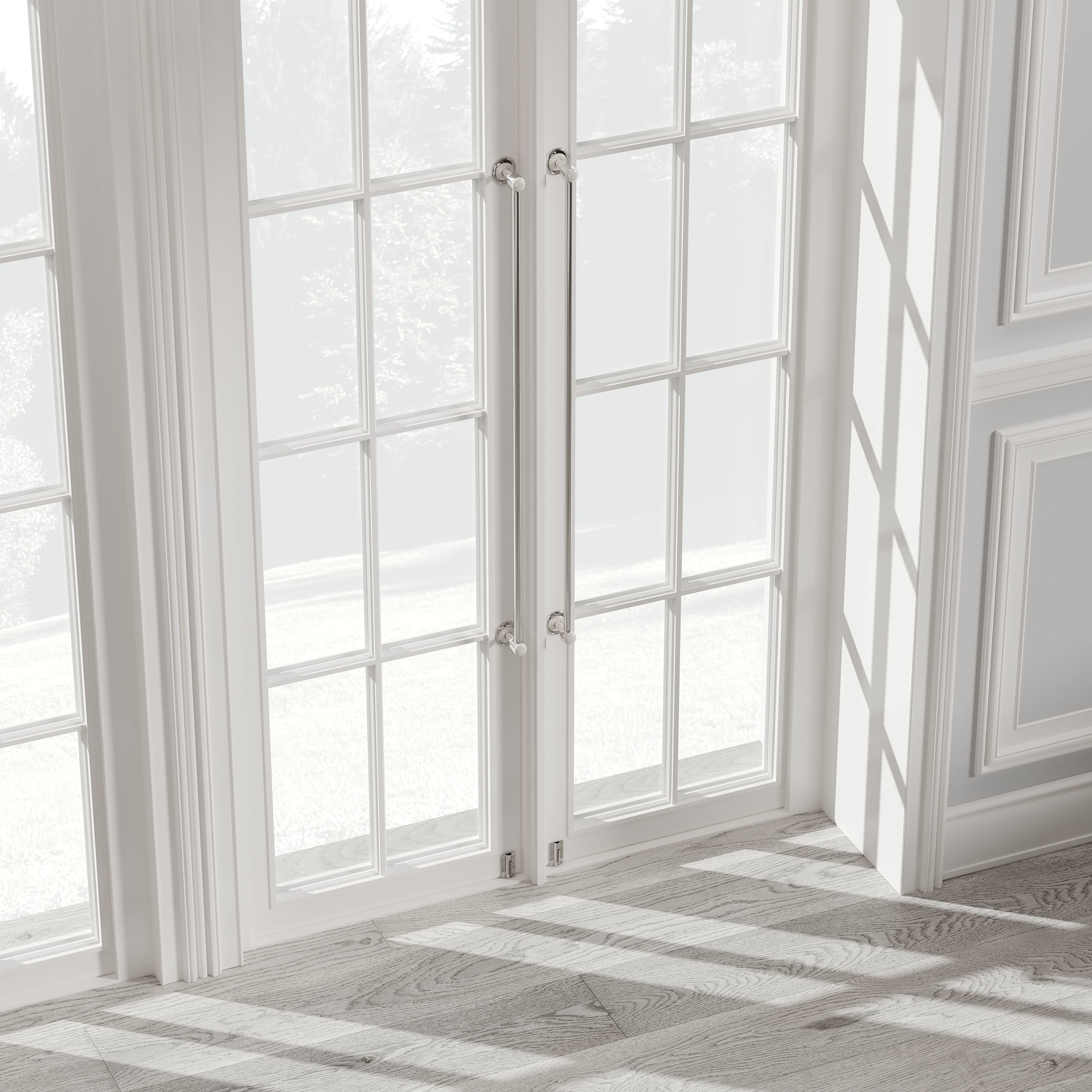 Classic door 6 3D model_2