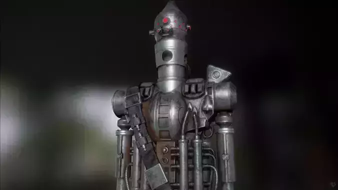IG-88 Low-poly 3D model