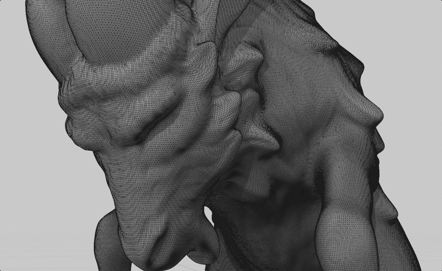 Aries miniature statue 3D print model 3D print model_6