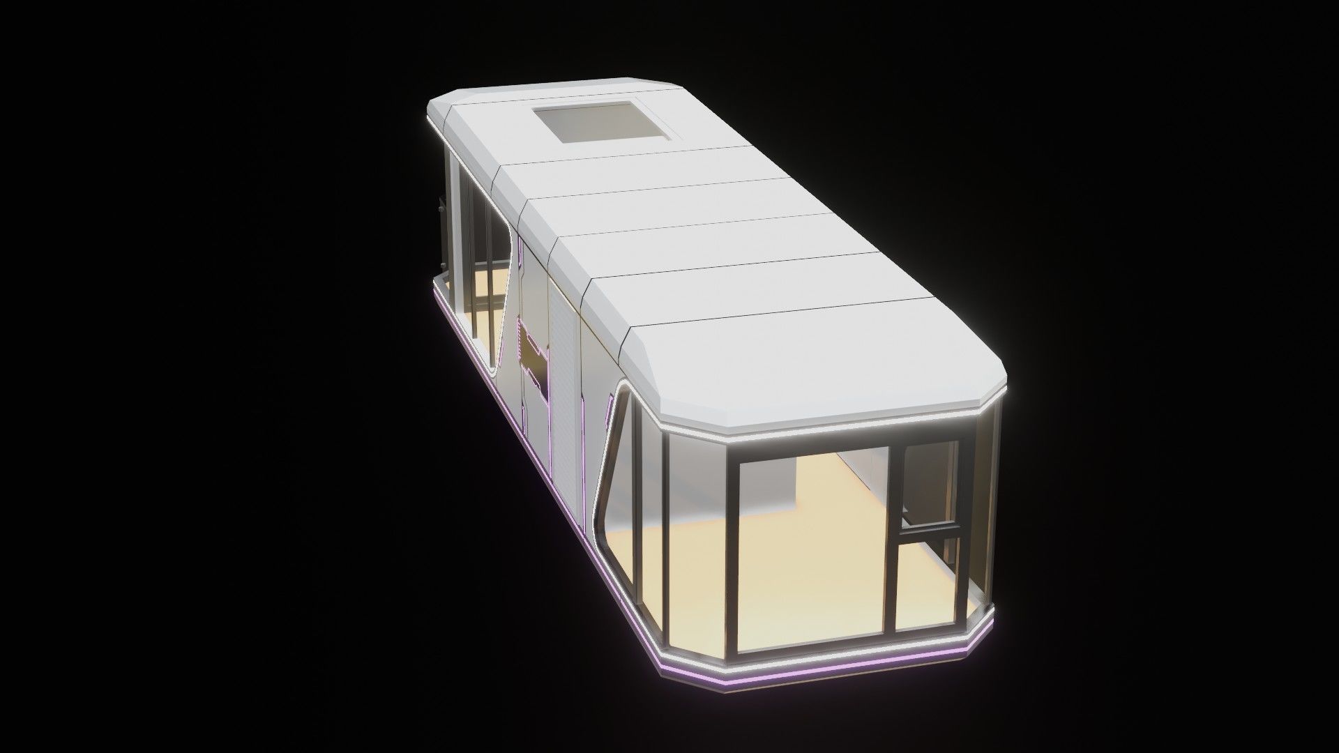 Capsule Home Low-poly 3D model_15