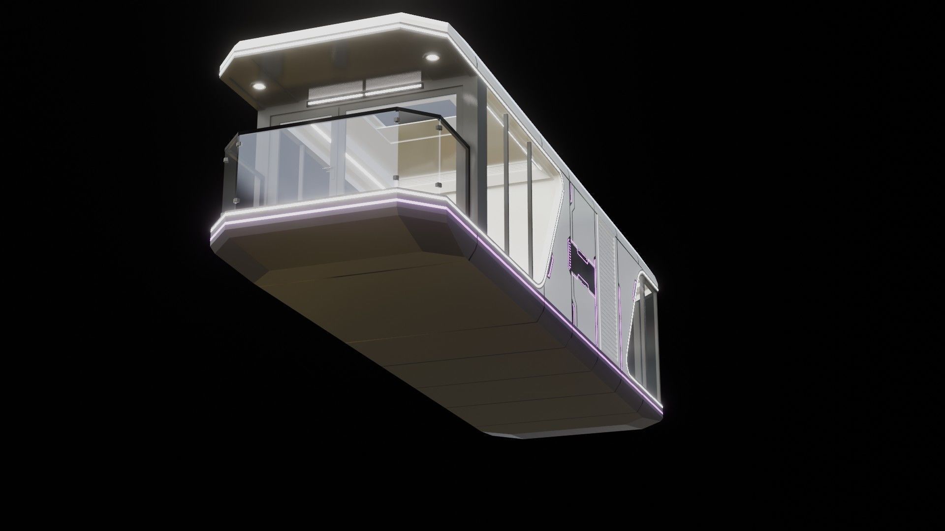 Capsule Home Low-poly 3D model_27