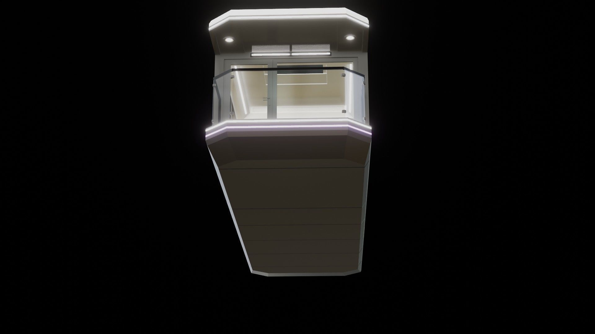 Capsule Home Low-poly 3D model_26